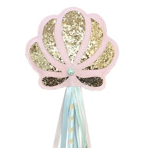 Princesa varinhas de madeira para crianças, varinha de brinquedo prateada com glitter, adereços para festas de aniversário, bastões mágicos para meninas e crianças