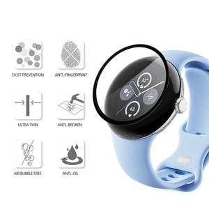 Protecteur d'écran de montre intelligente 41 45mm <span class=keywords><strong>Incassable</strong></span> 3D Radian Flexible Soft PMMA pour Google Pixel Watch3 2 - Product Image 3