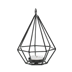 Bougeoir fait à la main Vaisselle Maison Foudre Bougeoir Décoration Plaqué Or Forme Géométrique En Laiton Bougeoir pot - Product Image 6