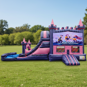 Château <span class=keywords><strong>Gonflable</strong></span> Commercial K-pop Demon en PVC, Facile à Installer, Idéal pour la Location (5-10 Personnes) - Vente Flash - Product Image 2