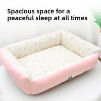 Lit surélevé extra large et apaisant pour chien, tapis pour chien, base antidérapante durable, lit pour animaux de compagnie pour usage intérieur, prêt à être expédié, remise sur les commandes en gros