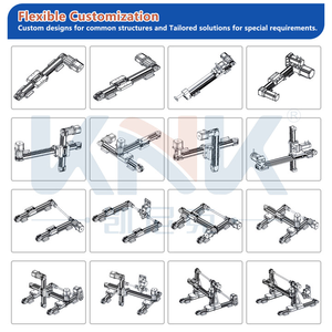 Module de mouvement linéaire à vis à billes à double rail, haute stabilité, anti-poussière, longueur personnalisée 50-1500 mm, charge 10-150 kg, KNK <span class=keywords><strong>KECH</strong></span> 14 - Product Image 3