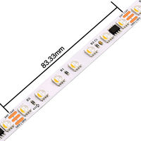 Lampu Strip LED Pintar RoHS Compliant 24V 84Leds UCS8904 RGBW Ktv Pixel Strip Dc24v Digital Lampu Natal LED RGB