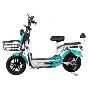 Factory Wholesale Electric Scooter 14 Inch 350W Adult Electric <b>Bicycle</b> 48V12Ah Rechargeable Lead-acid Battery Electric Bike - Product Image 4