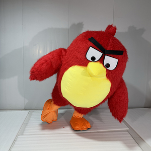 Adedi 1 adet yüksek kalite İnanılmaz kuş maskot yetişkinler için kostüm şişme hareketli satılık kızgın kırmızı kuş maskot kostüm - Product Image 6