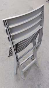 Polyethylene nhựa màu đỏ gấp ghế Stackable xách tay cho cuộc họp bên tổ chức sự kiện cho Thuê Ngoài trời có thể gập lại bảng - Product Image 3