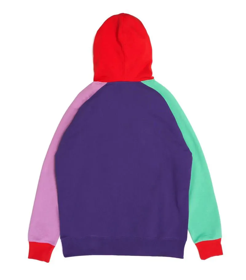 Kunden spezifische Herrenmode Zwei Farben Split Joint Sweatshirt Pullover Streetwear Hoodie