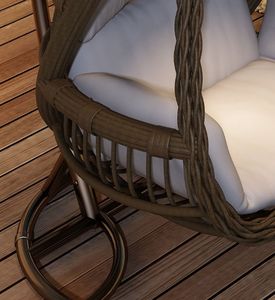 Panier suspendu pour l'extérieur Chaise balançoire pour la maison Chaise <span class=keywords><strong>en</strong></span> rotin Chaise double pour l'intérieur <span class=keywords><strong>Hamac</strong></span> Balcon Chaise paresseuse - Product Image 5