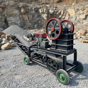 Trituradora de Mandíbulas Diésel PE150*250 con Cinta Transportadora para Trituración Primaria de Piedra, <span class=keywords><strong>Roca</strong></span> y Mineral, y Manejo de Materiales - Product Image 1