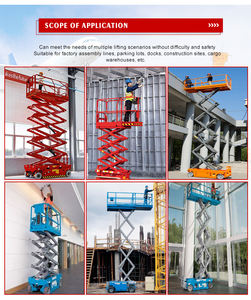 LUHONGDA 4-14m Elektroscherenhebebühne mit 320 kg Tragfähigkeit, CE-Zertifizierte Selbstfahrende Arbeitsbühne - Product Image 6