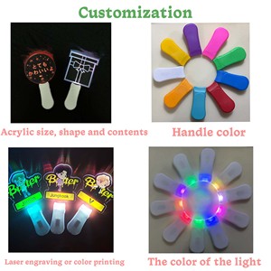 Bâton lumineux acrylique personnalisé clignotant Kpop coréen avec lumière LED pour Straykids, TXT, <span class=keywords><strong>ATEEZ</strong></span>, TREASURE, ENHYPEN, bâton lumineux de concert - Product Image 4