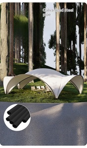 Tenda a Cupola HOUMU per <span class=keywords><strong>Campeggio</strong></span>, Struttura in Acciaio Resistente, Monostrato, Montaggio Rapido, per Quattro Stagioni, Ampio Spazio per Eventi e Ospiti - Product Image 4