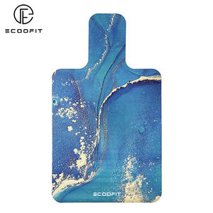 超薄可折叠超细纤维麂皮绿色Marbl OEM/ODM定制印花练习防滑盖普拉提粘性重整塔垫 - Product Image 4