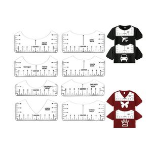 Regla de Alineación de Camisetas de PVC de Alta Calidad, Herramienta de Costura para Ropa - Product Image 6