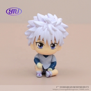 Chasseur X chasseur <span class=keywords><strong>Gon</strong></span> Killua Kurapika Q assis Pose Figure modèle Statue à collectionner Anime voiture décor oeuf poupée figurine d'action - Product Image 3