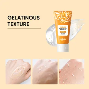 Wholesale Orange Enzymes Exfoliating Brightening Moisturizing Gel Cleanser 777 High Activitymild Exfoliation Old Horniness