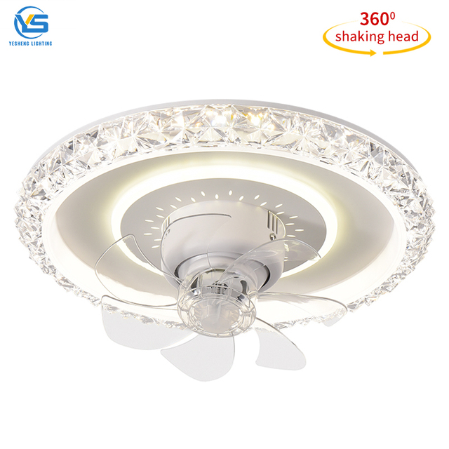 XD62 Bladeless Ceiling Fan with Light Fan Lamp with App Control Tuya Alexa Google Control