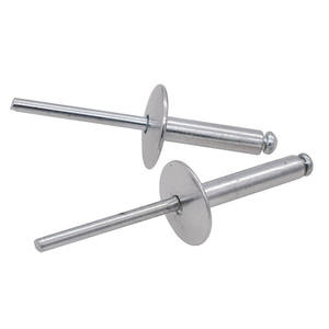 Vis à tête ronde à bride large, norme DIN7337, tailles 3/16 et 5/32, rivets aveugles en aluminium et acier, fixation par vis - Product Image 5