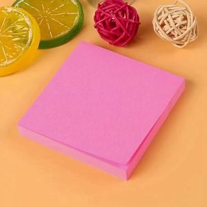 Bloc de Notas Adhesivas Fluorescentes Personalizadas, Hojas Sueltas, Suministros de Oficina, Amarillo, Rosa, Rojo, Verde, Azul, para Uso en Papelería - Product Image 3