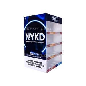 Customized acrylic snus display stand <b>for</b> <b>sale</b> custom acrylic display <b>for</b> nicotine pouches lip pillow display stand acrylic - Product Image 1