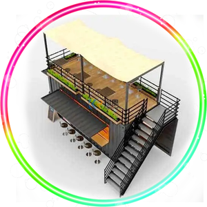 Kiosque à hamburgers 2025 Conteneur de magasin de hamburgers Conteneur de bar pour café Conteneur de restaurant de 20 pieds - Product Image 6