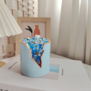 <span class=keywords><strong>Bougie</strong></span> d'aromathérapie minérale en cristal ornements cadeau d'anniversaire Souvenir créatif décoration de la maison cire de gelée - Product Image 1