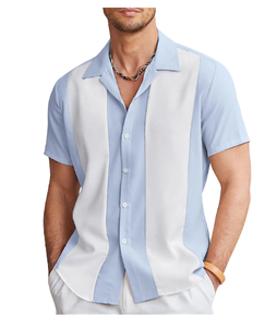 Hommes Sexy à manches courtes boutonné tricoté pour les polos affaires décontracté Cardigan tricots solide motif anti-boulochage conception - Product Image 4