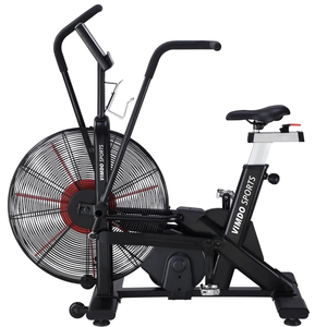 Bicicleta de resistencia al viento sin potencia Unisex de Club comercial Bicicleta de ejercicio cardiovascular de ajuste cruzado Bicicleta de giro estática - Product Image 2