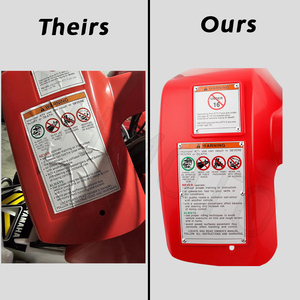 Kit de carénage et de protection de radiateur pour Yamaha YFZ Banshee 350 YFZ350 YFZ350 ATV - Garde-boue avant et arrière en plastique - Jaune - Product Image 3