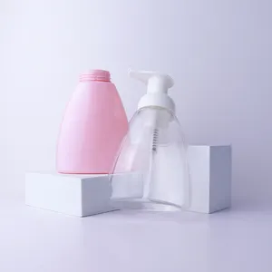 Großhandel Kunststoff Seifensp ender Kunststoff klar rosa Schaum Pump flasche 120ml
