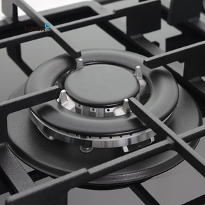 Xunda cuisine appareils de cuisson plaques de cuisson en verre Support en fonte cinq brûleurs <span class=keywords><strong>plaque</strong></span> de cuisson intégrée <span class=keywords><strong>plaque</strong></span> de cuisson en verre cuisinière à gaz - Product Image 4