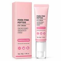 Krim Mata Peptide PDRN Label Pribadi Niacinamide 5% Sodium DNA Kolagen Tulang Rusa 30g Perawatan Bawah Mata OEM ODM