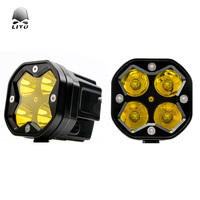 Systèmes d'éclairage automobile haute qualité 40W 12V IP68 3 pouces 4 lentilles blanc jaune Spot LED lampe de travail pour voiture