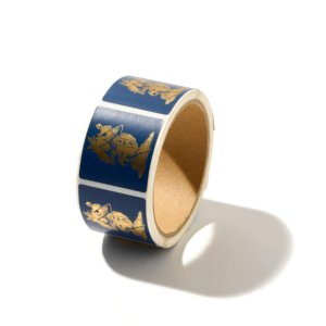 ملصق لاصق مخصص مقاوم للماء من الورق الاصطناعي، مطبوع بورق الذهب، ملصق مغلف لتغليف منتجات العناية بالبشرة - Product Image 1