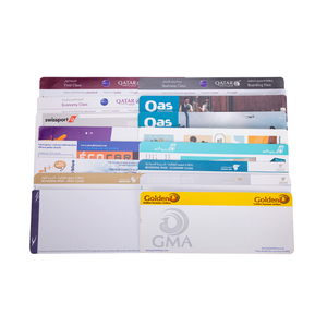 Wholesale Custom Thermal Paper Airline Tickets Boarding Pass Printing High Quality Airline Boarding Pass