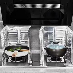 Protector contra salpicaduras de aceite, tablero de aislamiento térmico de aluminio para estufa, diseño minimalista, protección de cocina independiente CFGYLBB - Product Image 5