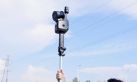 Scanner LiDAR portable phare GreenValley International LiGrip O2 SLAM, 16/32 lignes, portée de numérisation 120m/300m en option