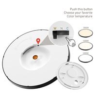 Lámpara de Techo Moderna LED Ultrafina de 38W y 21mm Ajustable para Comedor, Hogar y Hotel