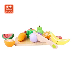 Jingphoohi — jouets pour enfants, ensemble d'aliments, coupe de légumes en bois, jeu pour les petits - Product Image 6