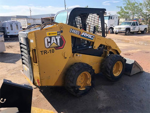 Caterpillar-Mini chargeuse compacte CAT246D3 d'occasion, modèle 2019, capacité de 2000kg, machines de construction, meilleure vente avant - Product Image 3