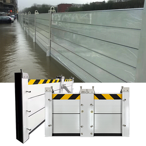 La barrière d'inondation en aluminium en métal est un système de sécurité de barrière d'inondation utilisé pour la protection à la maison - Product Image 1