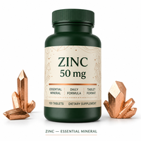 Comprimés de Picolinate de Zinc 50mg – Soutien Immunitaire, Santé de la Peau, Cheveux et Ongles – Complément pour Adultes – Marque Privée OEM – Vente en Gros