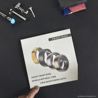Vente flash - Bague connectée pour la santé - Taille 13 #   Podomètre d'exercice avec contrôle par application, suivi de la fréquence cardiaque, de la variabilité de la fréquence cardiaque (VFC) et du sommeil