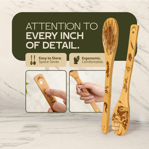 <span class=keywords><strong>Harry</strong></span> Cadeaux pour les fans de <span class=keywords><strong>Potter</strong></span>-Cuillères en bois pour la cuisine Ensemble d'ustensiles de cuisine en bois 6 pièces et cuillères en bois pour la cuisine - Product Image 4