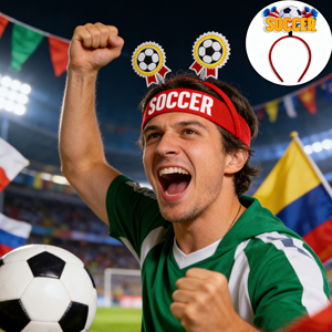 แตรเชียร์ฟุต<span class=keywords><strong>บอล</strong></span> <span class=keywords><strong>8</strong></span> แบบ ปาร์ตี้ฟุต<span class=keywords><strong>บอล</strong></span> แตรสีเหลือง ตัวอักษร ลูกบอลไฟ ตราสัญลักษณ์ เหรียญ ของที่ระลึกแฟน<span class=keywords><strong>บอล</strong></span> อุปกรณ์เชียร์ในสนาม จำนวนมาก - Product Image 1