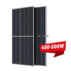 批发价格单光伏太阳能组件光伏电池板530瓦光伏项目10kw家用太阳能系统