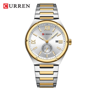 Reloj de Cuarzo de Lujo para Hombre Curren 8471, Nuevo Reloj de Moda de Acero Inoxidable, Resistente al Agua, Reloj Masculino Luminoso con Calendario - Product Image 4