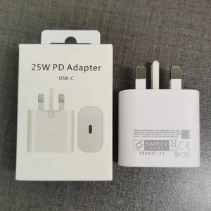 Cargador tipo C PD original de 25W, <span class=keywords><strong>EP</strong></span> <span class=keywords><strong>TA800</strong></span>, enchufe británico, adaptador de corriente de 3 pines, cargador superrápido para Samsung S25, S24, S23, 2 uds. - Product Image 4