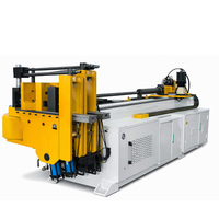 Máquina dobladora de tubos de acero inoxidable CNC de alta resistencia, dobladora automática de tubos de caldera, fabricante industrial de intercambiadores de calor con motor