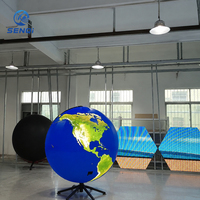 Écran LED sphérique publicitaire extérieur personnalisé P2.5 étanche à prix d'usine, écran LED sphérique à 360 degrés